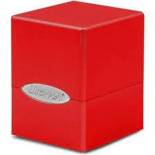 Satin Cube - Apple Red